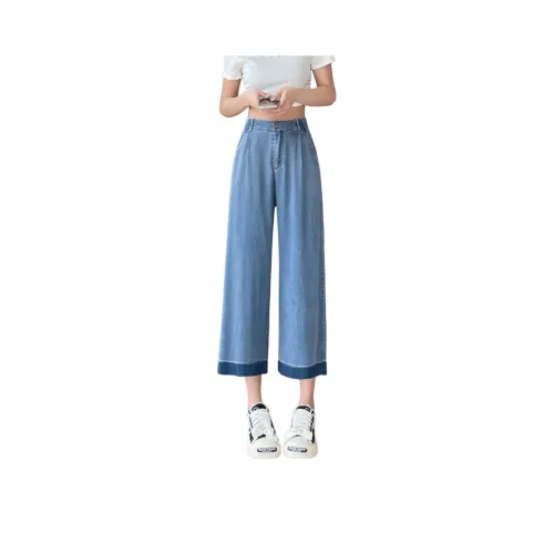 SITOL Denim Shorts Women's Sky Blue