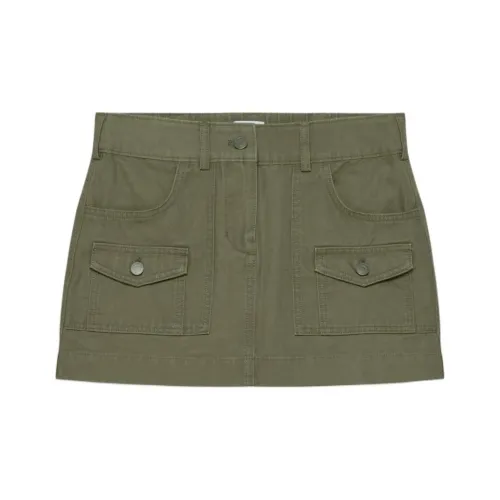 ARITZIA FW24 Sunday Best Kaya Skirt Cargo Short Skirts Women's Army Green/Army Green