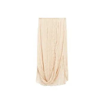 Massimo Dutti Casual Long Skirt Women's Yellow