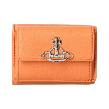 Vivienne Westwood Flap Wallet Trumpets Women's Brown
