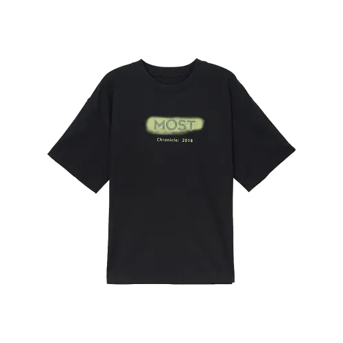 MOST T Shirts Men Black