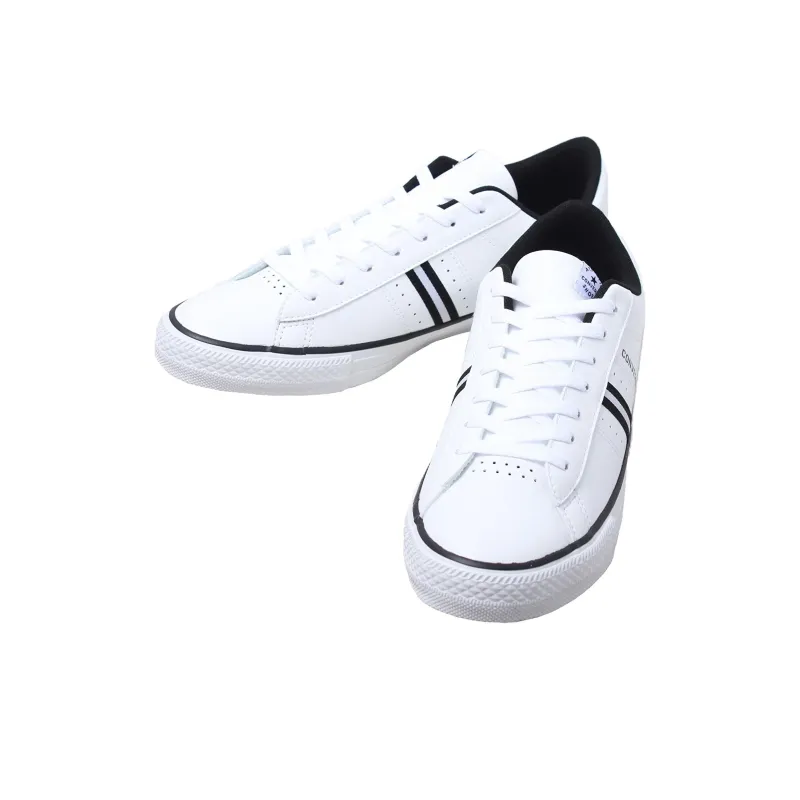 Converse Nextar Anti Slip Wear Resistant Low Top Skateboard Shoes Men's White-2