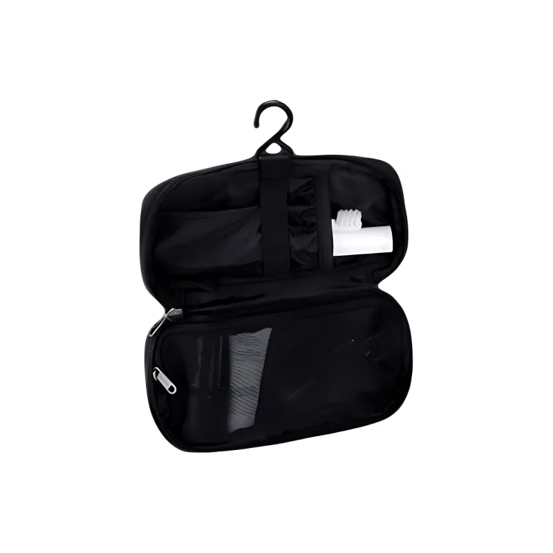 KORIN Polyester Toiletry Bag Unisex Black-3