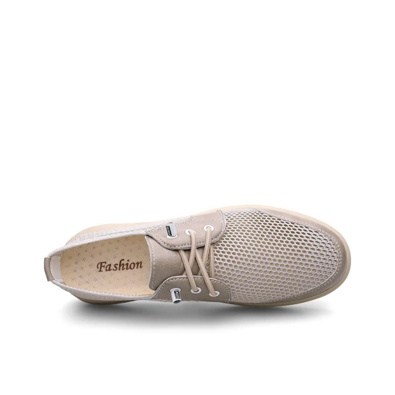 British Knights Slip Resistant Low Top Casual Shoes Men's Khaki-2