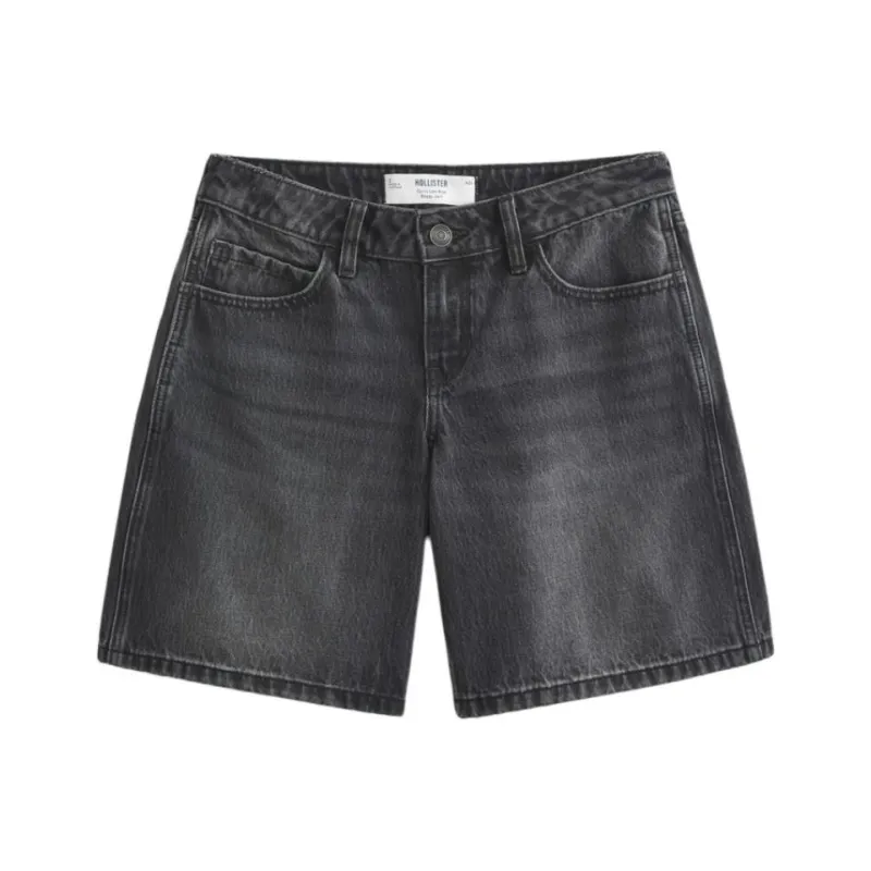 Hollister Denim Shorts Women's Black-0