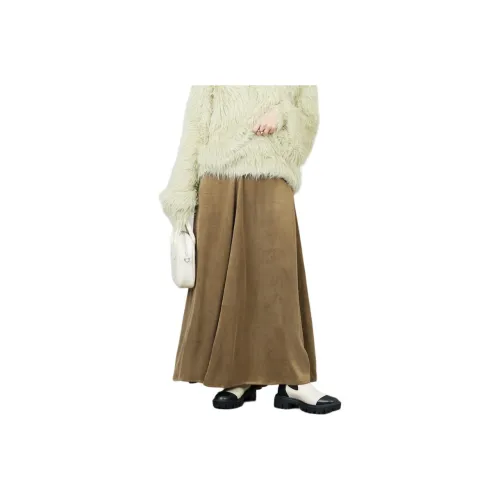 FREAK'S STORE Casual Long Skirt Women's Olive