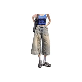 Jenna Chun Denim Shorts Women's Nostalgic Blue