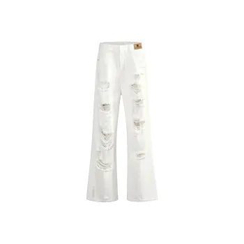 Love Monster Jeans Unisex White