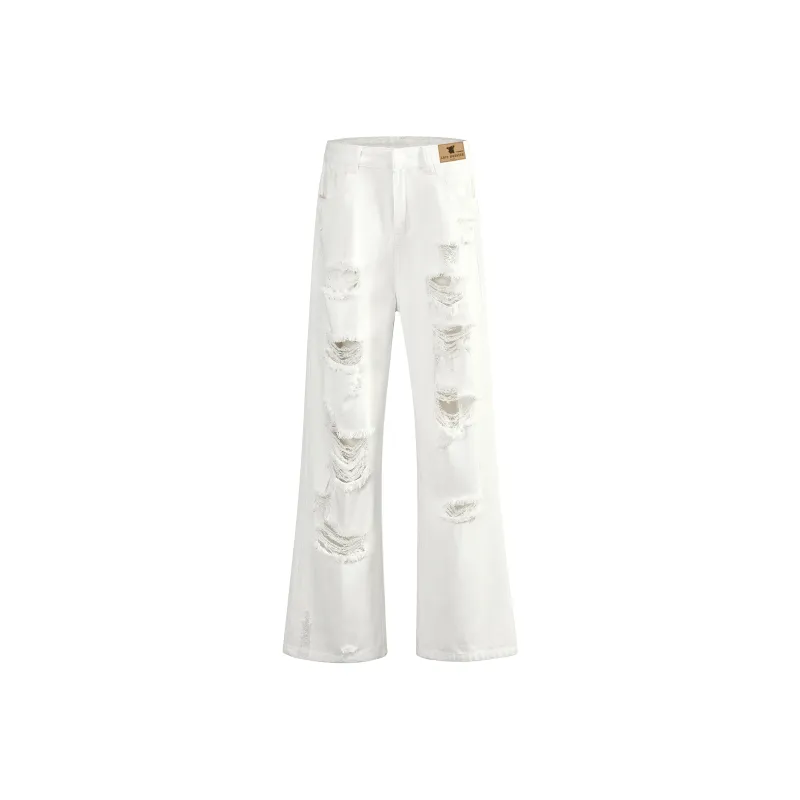 Love Monster Jeans Unisex White-0