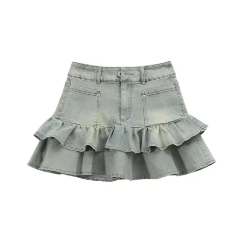 HTHK UNIFREE Denim Short Skirts Womens Women's