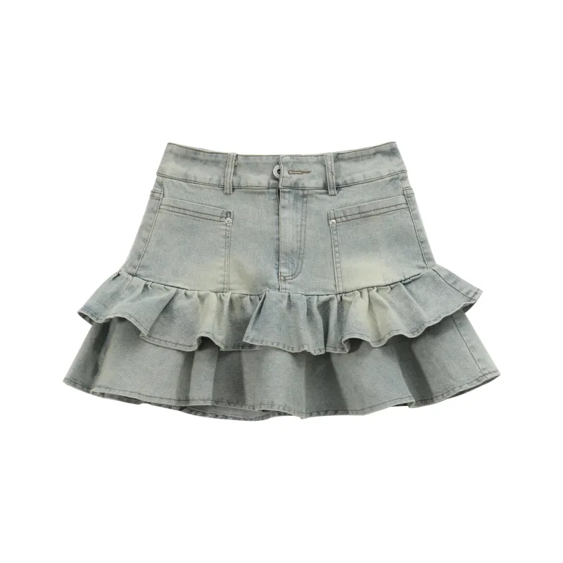 HTHK Denim Short Skirts Women's-0