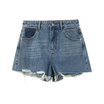 3COLOUR Denim Shorts Women's Haze Blue