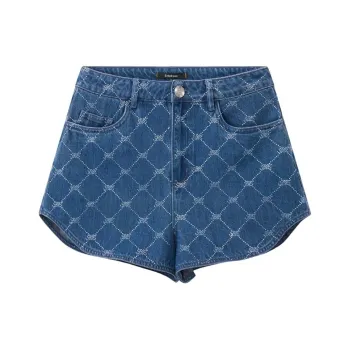 Bebe SS24 Denim Shorts Women's Denim Blue