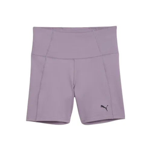 PUMA Yoga Studio FOUNDATIONS Sports Shorts Women's Light Purple Red