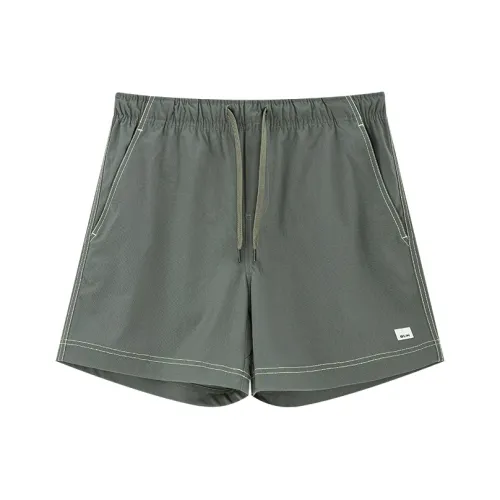 Bein Space Cargo Shorts Women's Stone Moss Green