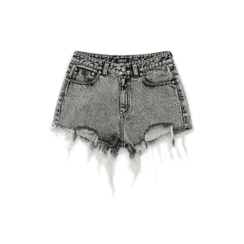 SMFK Denim Shorts Women's Dusty Gray