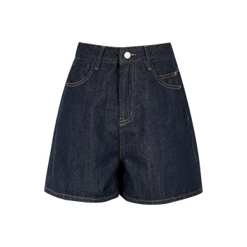 3COLOUR Denim Shorts Women's Black Blue