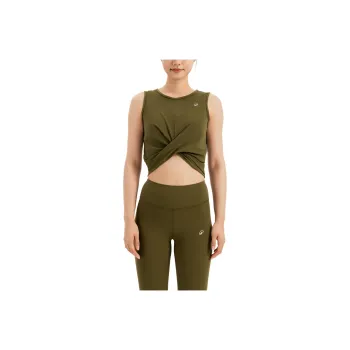 DECATHLON Sport Vests Women's Golden Olive Green
