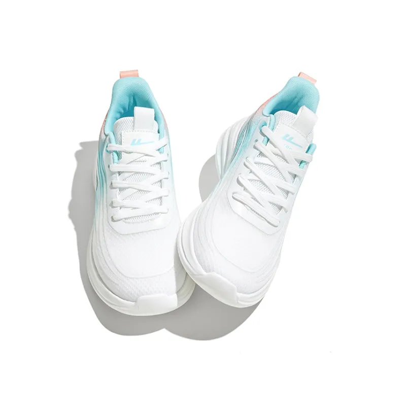 WARRIOR Running Shoes Men Low Top White Blue Orange-2