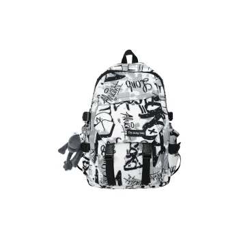 BRABOSTON Nylon Backpack Unisex Gray/Black/Blue
