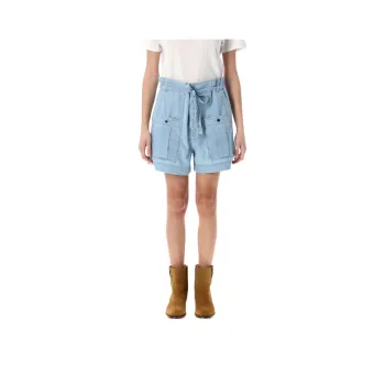 ISABEL MARANT Denim Shorts Women's Light Blue