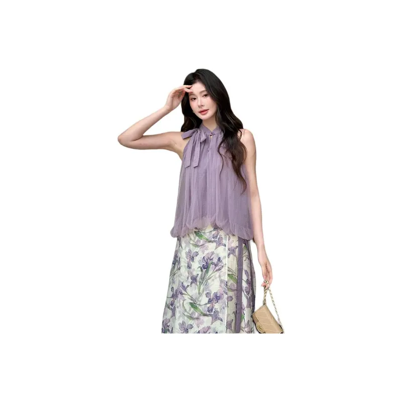 SNZX Two Piece Skirt Sets Women's-1