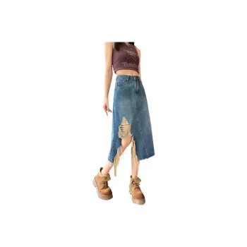 ORIGIN Denim Long Skirt Women's