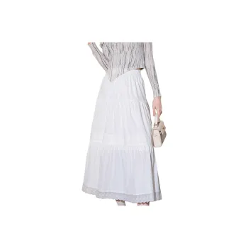 BANANA BABY Casual Long Skirt Women's White