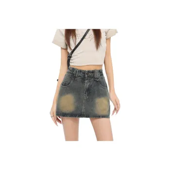 MM Denim Short Skirts Women's Vintage Blue