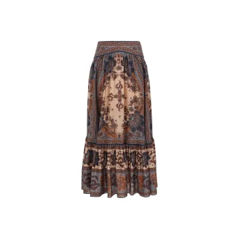 Zimmermann Ascension Midi Skirt