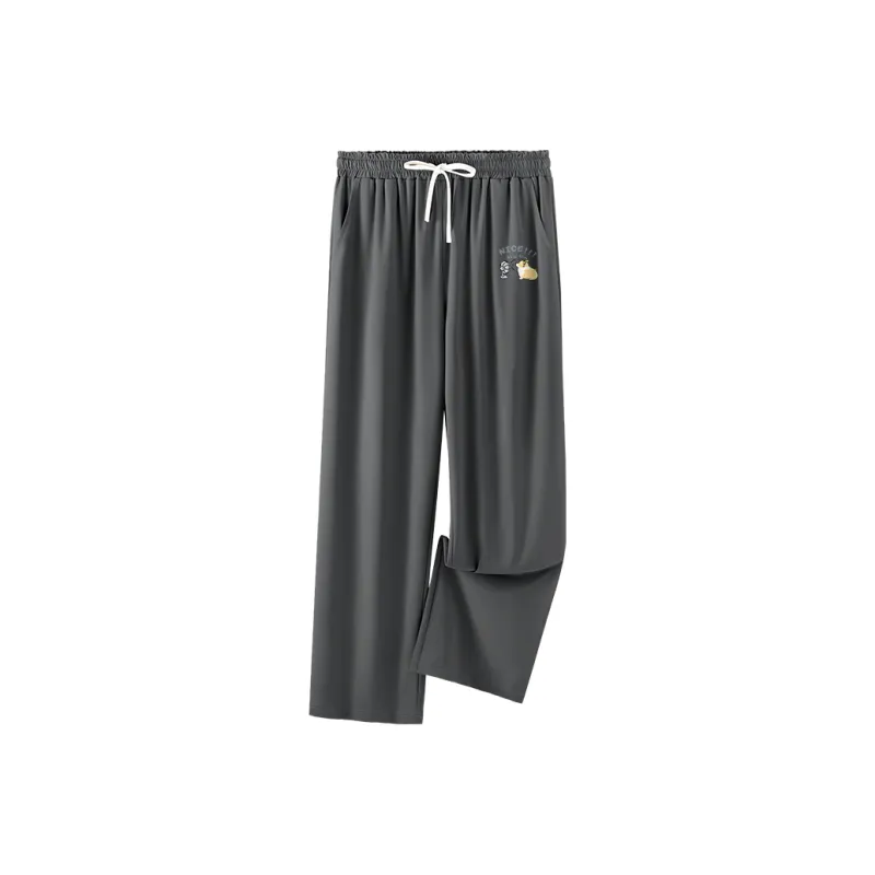 Cotton Casual Pants Unisex-3