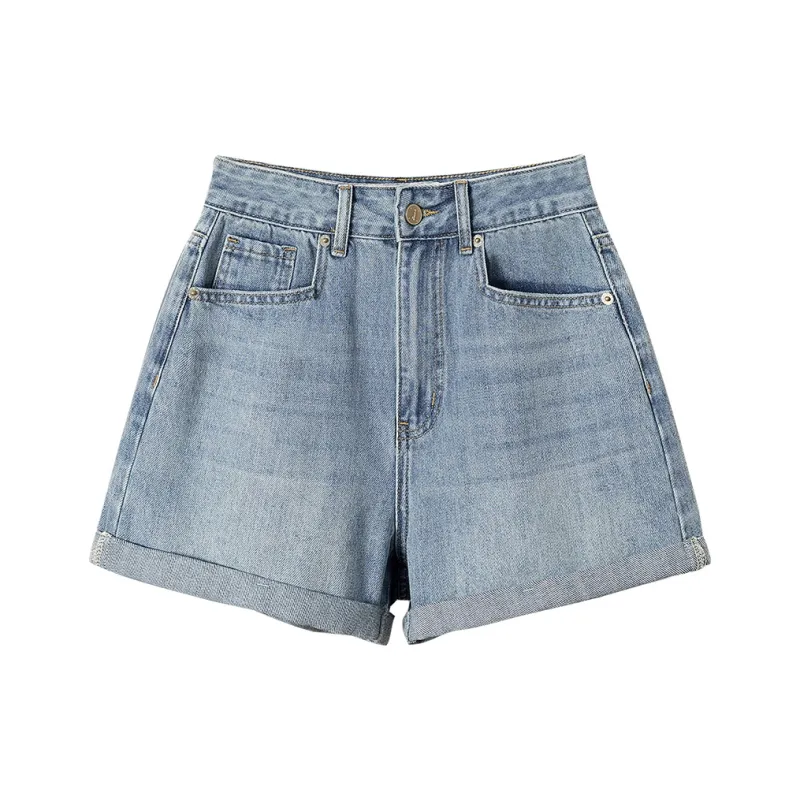TOUCH Denim Shorts Women's Light Blue-0
