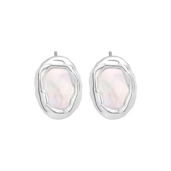 Happy Tide S925 Silver Stud Earrings Women's