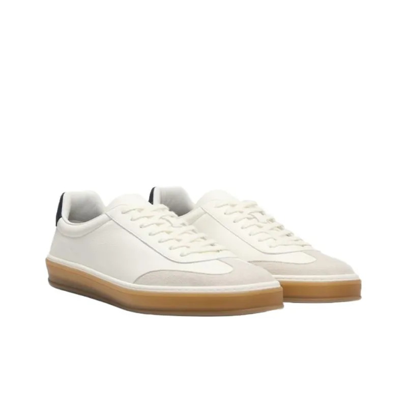 HUGO BOSS Low Top Skateboard Shoes Men's White-2