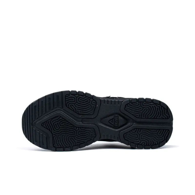 PEAK Classic Heritage Slip Resistant And Abrasion Resistant Coverage Low Top Casual Shoes Men's Black-4
