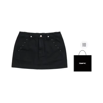 SMFK Cargo Short Skirts Women's Wilderness Black Comes With Bag