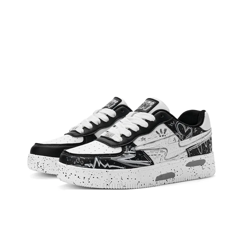 TALKING TOM Coverage Breathable Low Top Skateboard Shoes Unisex-16
