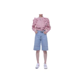 MSGM Denim Shorts Women's Blue