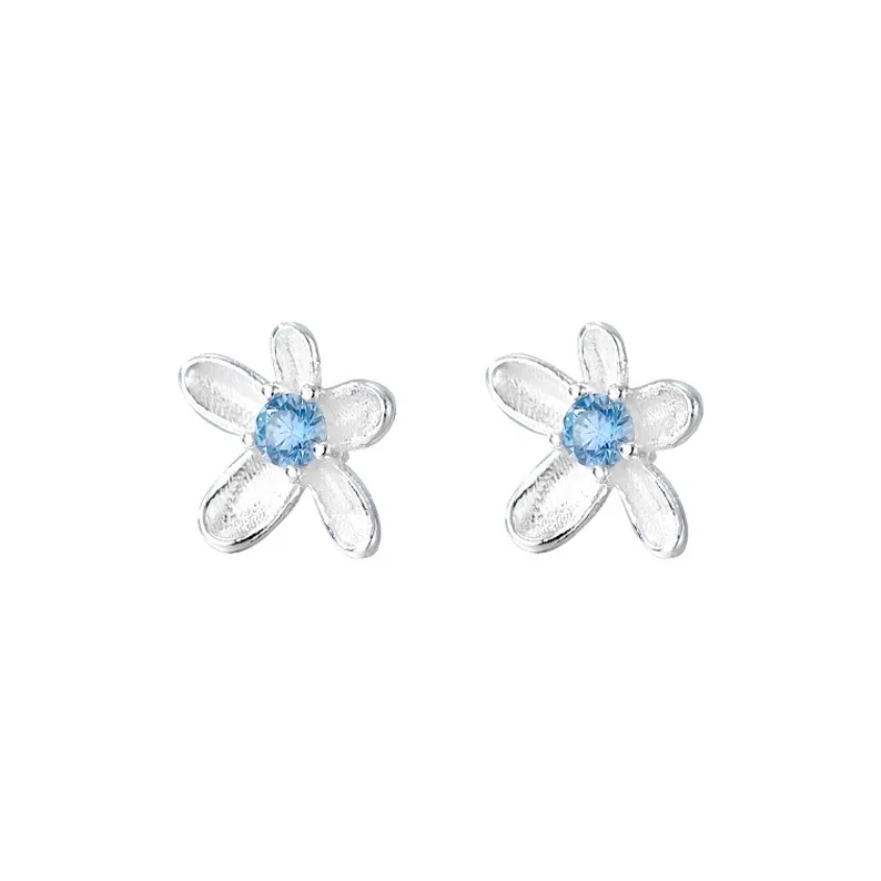 VIVIWELL 999 Fine Silver Stud Earrings Women's-0