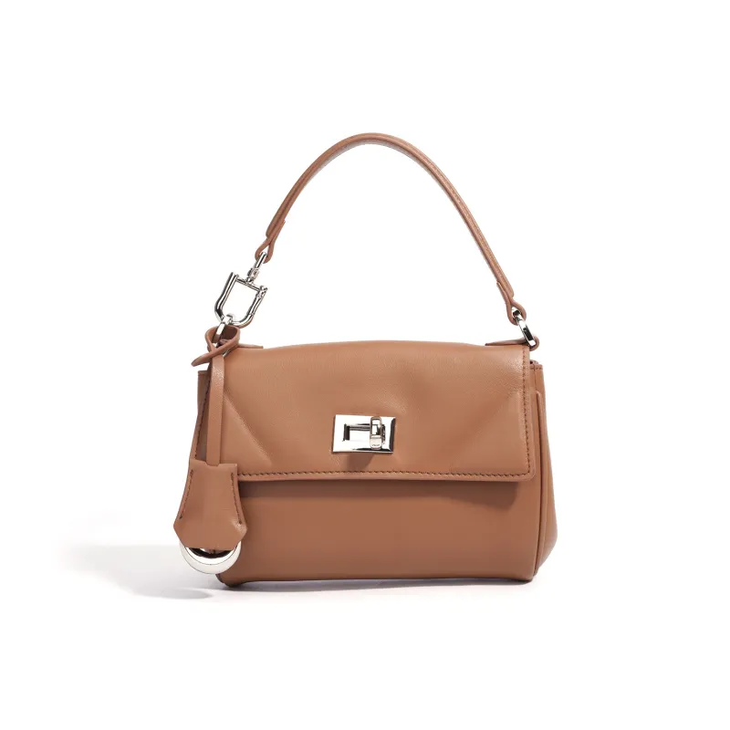 COURONNE Cow Leather Shoulder Bag, Handbag Women's Multicolor-11