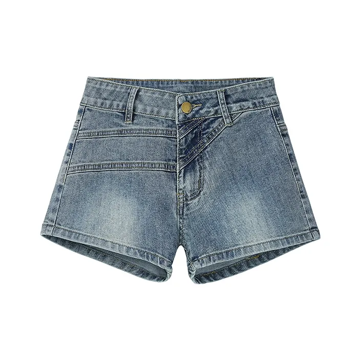 Fashion Versatile Denim Shorts Women's-7