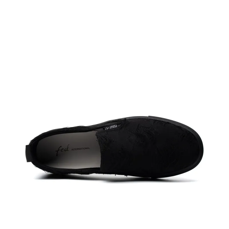 FED Loafers Men Black-3