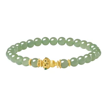 YINXIANGMOU Hetian Jade Bracelets Pale Greenish White Jade Women's