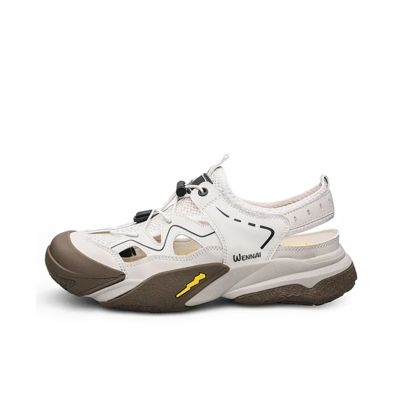 Wen Nai River Trekking Shoes Men's White-0