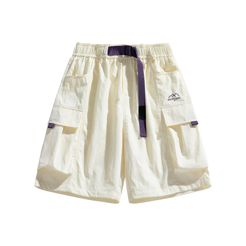 Warrior Huichao Riding The Wind Collection Cargo Shorts Unisex-20