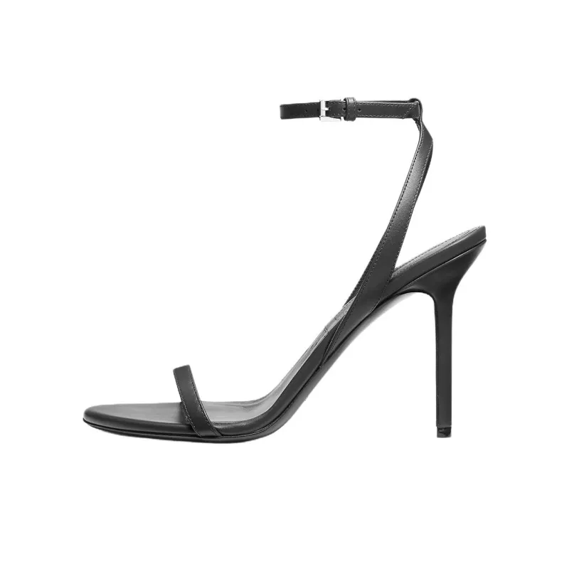 MICHAEL KORS Gwyneth One Strap Sandals Women's Black-0