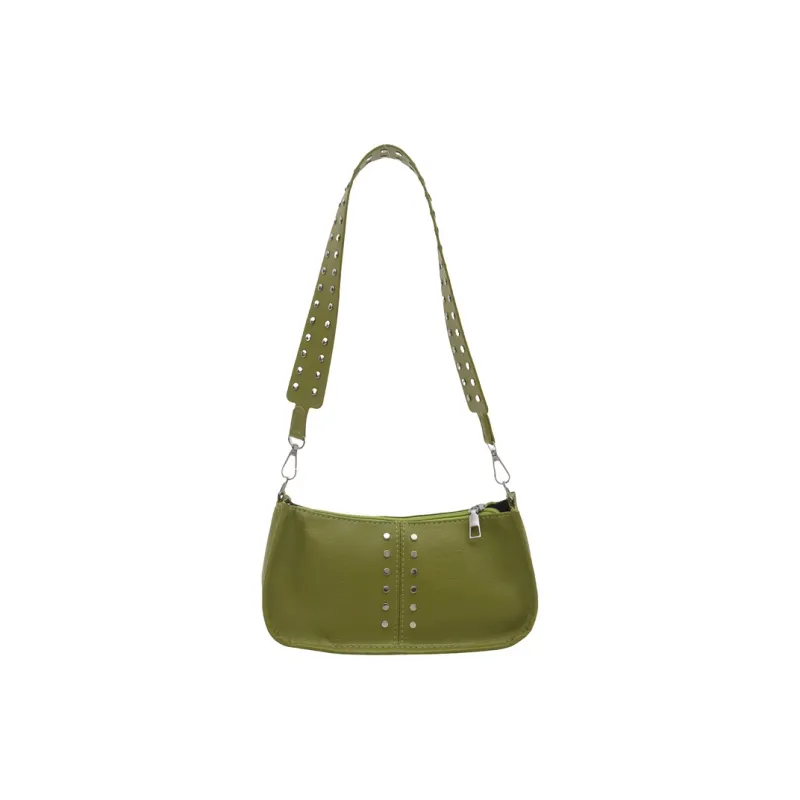 TOUTSEUL YOLO PU Shoulder Bag Women's White/Green/Red/Black/Brown-6