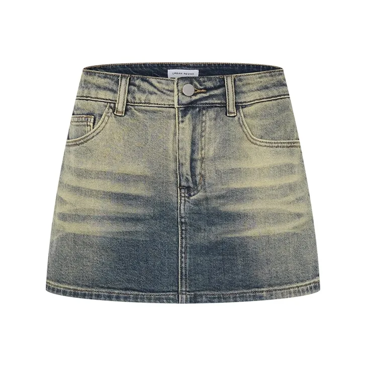 URBAN REVIVO Denim Shorts Women's Blue-0