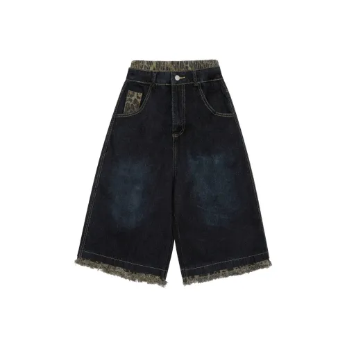 WAYHWEI Denim Shorts Women's Black