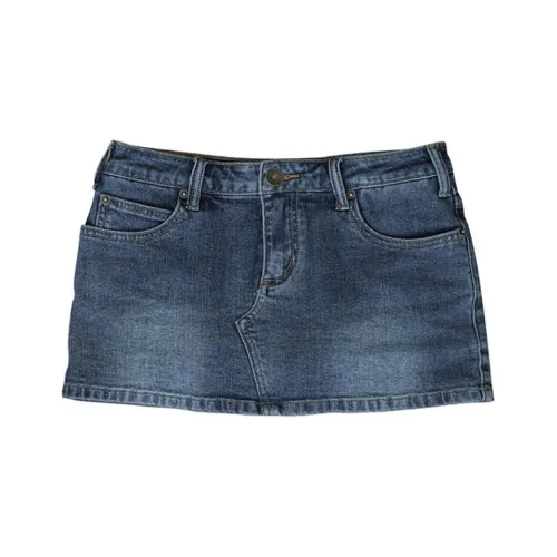 Innomoood Denim Short Skirts Women's Vintage Blue